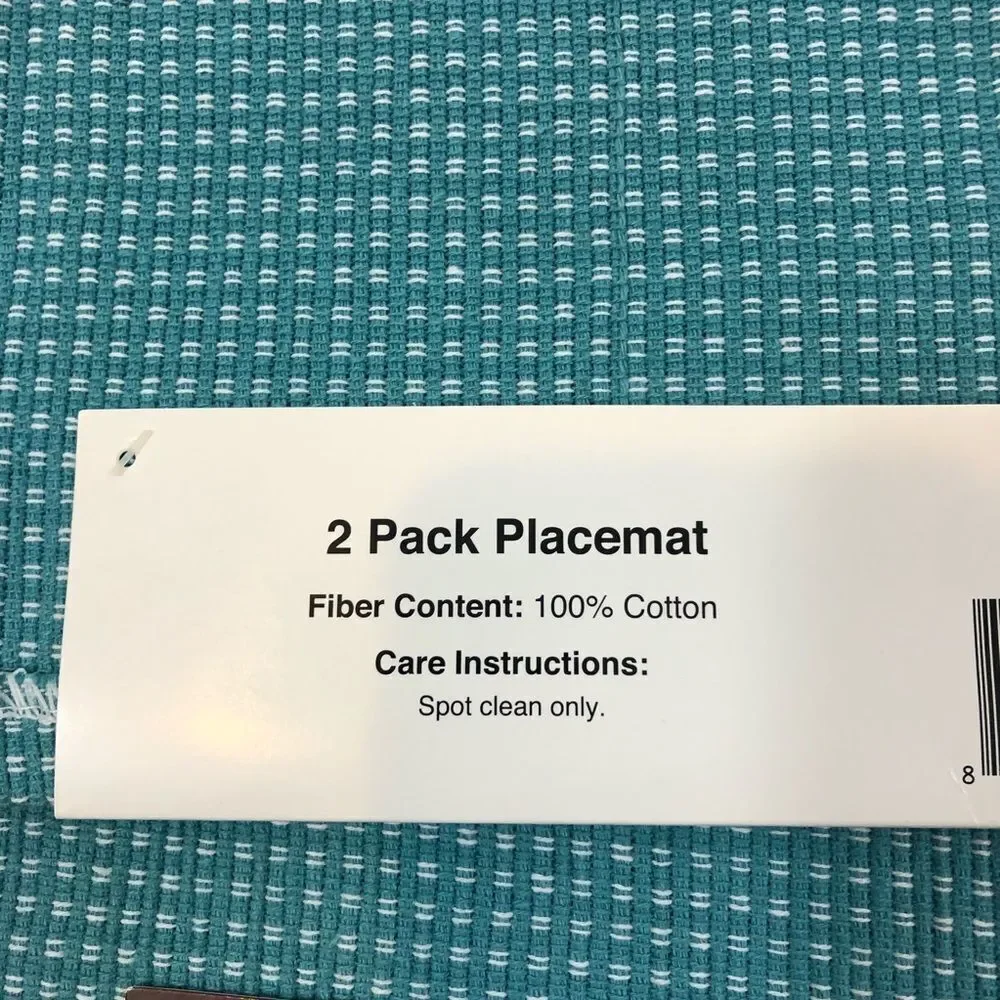 2 Packs of‎ Brand New Placemats- two per pack Blue